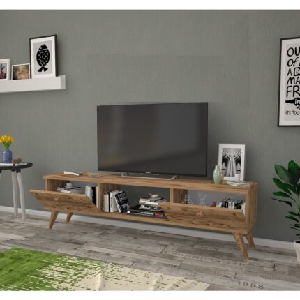 Ankara Mobilya Emre Atlantik Çam 140 cm Tv Sehpası - Görsel 3