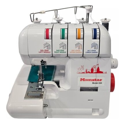 Moonstar Ev Tipi Overlok Dikiş Makinesi 3-4 Iplik / Model 320