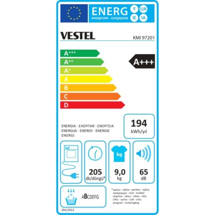 Vestel  KMI 97201 9 kg Kurutma Makinesi - Görsel 4