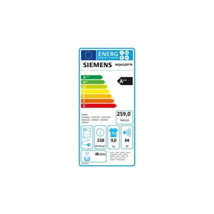 Siemens WQ41G20TTR IQ300 Isı Pompalı Kurutma Makinesi 9 kg - Görsel 5