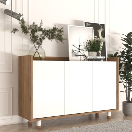 Cool Home Ala Çok Amaçlı Konsol Sepet-Beyaz - Görsel 2