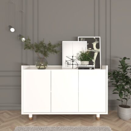 Cool Home Bono Çok Amaçlı Konsol , Kahve Köşesi Beyaz - Görsel 2