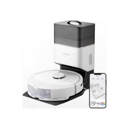Roborock Q8 Max Plus Çöp Istasyonlu 5500PA Emiş Güçü Akıllı Robot Süpürge - Beyaz