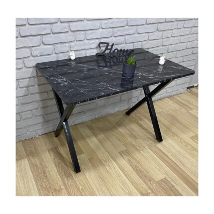 Bambeds Mobilya 60X120 (Tekmasa) Masa Siyah Mermer Desen
