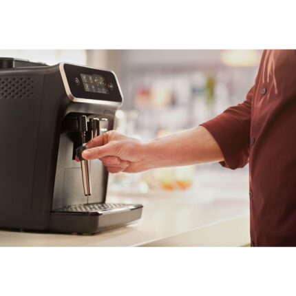 Philips EP2220/10 2200 Serisi Tam Otomatik Espresso Makinesi, Dokunmatik Ekran, Klasik Süt Köpürtücü, 2 İçecek, Mat siyah, - Görsel 3