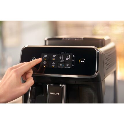 Philips EP2220/10 2200 Serisi Tam Otomatik Espresso Makinesi, Dokunmatik Ekran, Klasik Süt Köpürtücü, 2 İçecek, Mat siyah, - Görsel 5