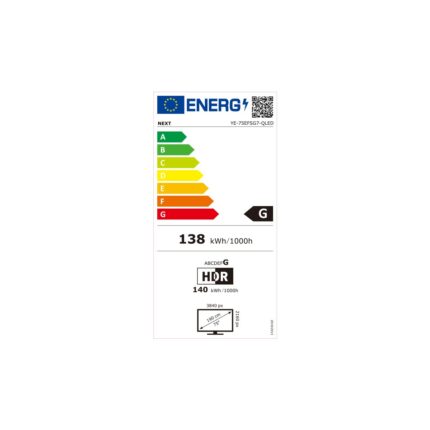 Next YE-75EFSG7 75" 190 Ekran 4K Ultra HD Google Android Smart QLED TV - Görsel 5