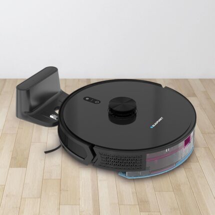 Blaupunkt S10 Robomaster Robot Süpürge – 3000 Pa Güçlü Emiş, Akıllı Haritalama ve Telefonla Kontrol, Sert Zeminler İçin