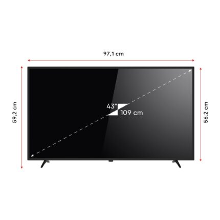 Next YE-43020GG4 43" 109 Ekran Uydu Alıcılı Full HD Smart Android TV - Görsel 3