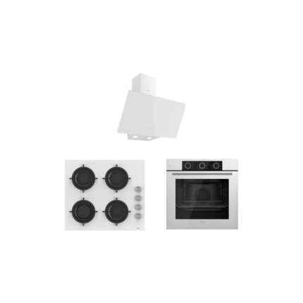 Ferre XE62CB - CS206 - D078 Beyaz Ankastre Set