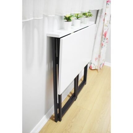 Yüceer Home Katlanabilir Mutfak Masası Balkon Masası Ayakta Durabilen Yemek Masası - Görsel 3