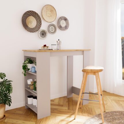 Bimossa L1120 Serina Bar Masası Sepet-Kumtaşı