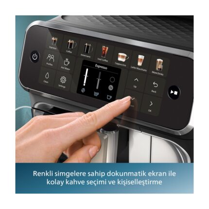 Philips LatteGo Tam Otomatik Espresso Makinesi, 12 Sıcak ve Soğuk İçecek, Silent Brew, EP4446/70 - Görsel 4