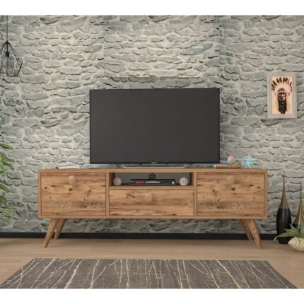 Ankara Mobilya Penta Atlantik Çam 140 cm Tv Sehpası