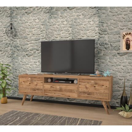 Ankara Mobilya Penta Atlantik Çam 140 cm Tv Sehpası - Görsel 2