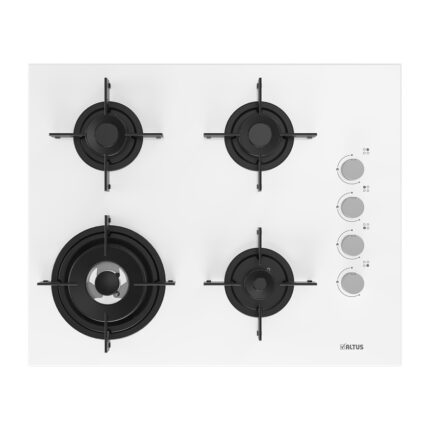 Altus Beyaz Cam Ankastre Set 535 W - 189 Dw Ocak WOKLU-321 W Fırın Turbo - Görsel 4