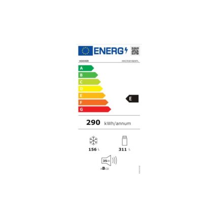 Hoover HHCR3818ENPL E Enerji Sınıfı 467 Lt No-Frost Gardırop Tipi Buzdolabı - Görsel 5