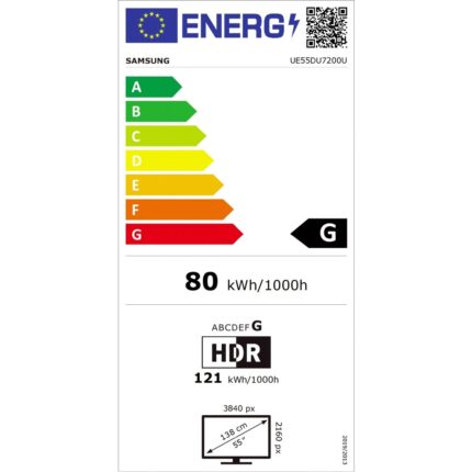 Samsung 55DU7200 55" 139 Ekran Uydu Alıcılı Crystal 4K Ultra HD Smart LED TV - Görsel 5