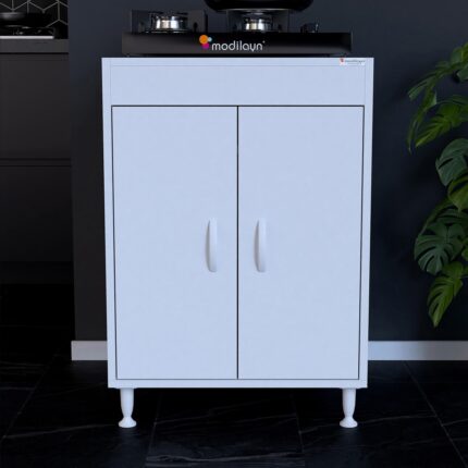 Modilayn AYMEN 59,6 x 85 x 56 cm Set üstü Ocak Ve Tek Raflı Çok Amaçlı Mutfak Dolabı - Görsel 2