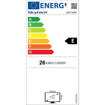Skytech 32ST4000 32" 81 Ekran Dahili Uydu Alıcılı HD Ready LED TV - Görsel 5