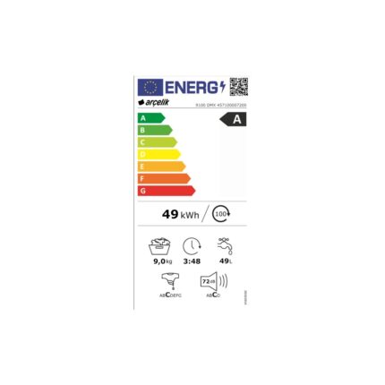 Arçelik 9100 Dmx Çamaşır Makinesi - 800 Kmx Kurutma Makinesi - Görsel 4