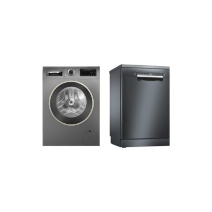 Bosch WGA244ZRTR Çamaşır Makinesi SMS4IKC62T Bulaşık Makinesi Ikili Beyaz Eşya Seti