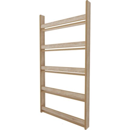 Zeo Wood Design Montessori 5 Raflı Mdf Çocuk Kitaplığı 154*80 cm - sonoma - Görsel 3