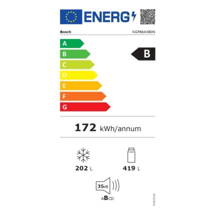 Bosch KGP86AXB0N B Enerji Sınıfı 621 Lt No Frost Buzdolabı Siyah Inox - Görsel 4