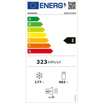 Samsung RB58DS75EWW/TR 580 Lt Alttan Donduruculu No-Frost Buzdolabı, İkili Soğutma - Görsel 3