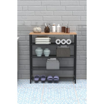 Retodesign 5 Katlı Ayakkabılık- Banyo Rafı -Çok Amaçlı Raf 1890