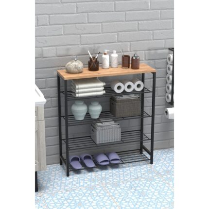 Retodesign 5 Katlı Ayakkabılık- Banyo Rafı -Çok Amaçlı Raf 1890 - Görsel 2