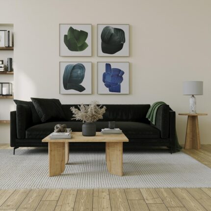 Neostill - Bilancia Sehpa/safir Meşe RENK&80X80 cm