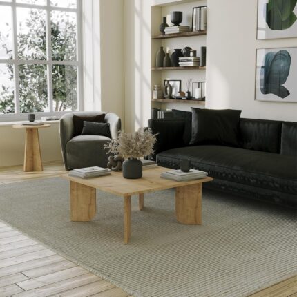 Neostill - Bilancia Sehpa/safir Meşe RENK&80X80 cm - Görsel 3