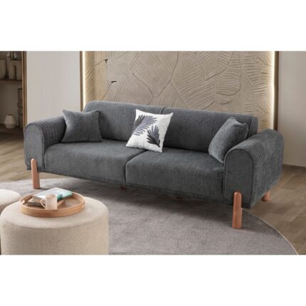 Edsy Home Armoni 3+3+1 Koltuk Takımı Antrasit - Görsel 5