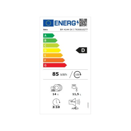 Beko Bm 4144 Ok I D Enerji Sınıfı 4 Programlı Inox Bulaşık Makinası (otomatik kapı açma özelliği) - Görsel 4