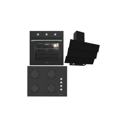 Termikel Ankastre Set (Bo O6435C B + Bh P7144C B + Ch S6532C Bb)