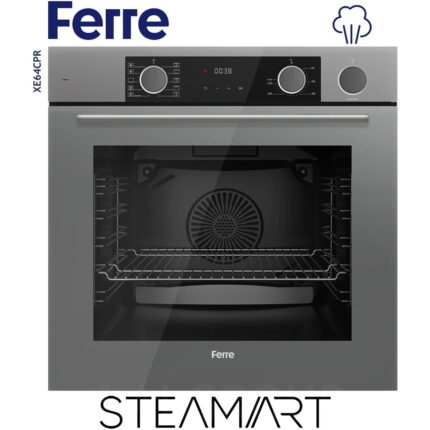 Ferre Steamart Ss Serisi Gri Set (SS208 + XE64CPR +D065 ) - Kare Emaye Izgara - Görsel 4