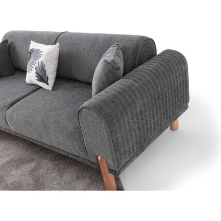 Edsy Home Armoni 3+3+1+1 Koltuk Takımı Antrasit - Görsel 5