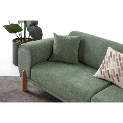 Edsy Home Armoni3+3+1+1 Koltuk Takımı Yeşil - Görsel 5