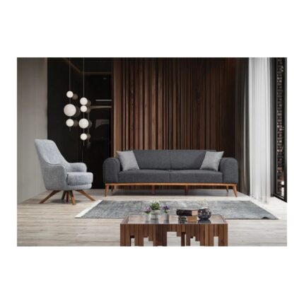 Edsy Home Rupon 3+3+1+1 Koltuk Takımı Antrasit - Görsel 2