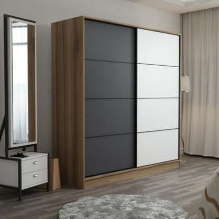 Minar Kale210 2k Sürgülü Dlp 220 Cm Dore Antrasit Byz - Görsel 2