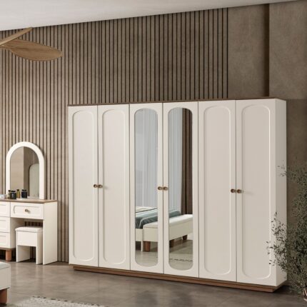 Eymense Sude Bohem Benchli Modern 6 Kapaklı Yatak Odası Takımı - Görsel 3