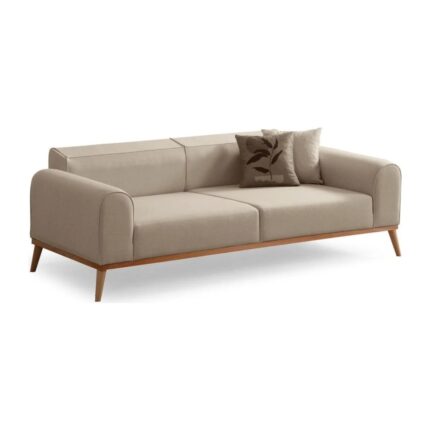Ak Sofa Kayalar Sofa Odessa Koltuk Takımı Sütlü Kahve 3+3+1 - Görsel 5