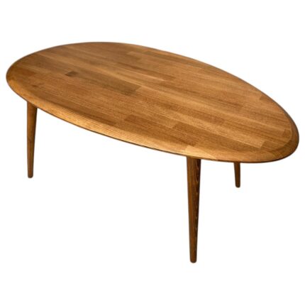 Faw Decor Asimetrik Oval Masif Ahşap Orta Sehpa - Görsel 3