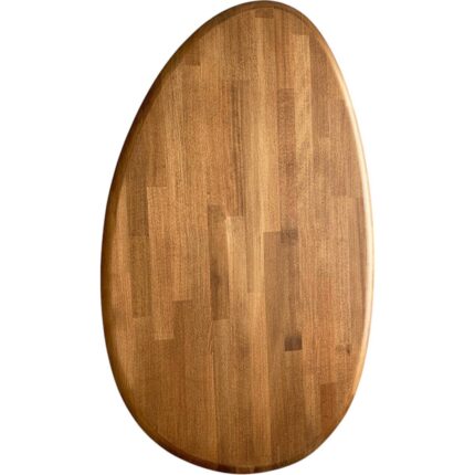 Faw Decor Asimetrik Oval Masif Ahşap Orta Sehpa - Görsel 4