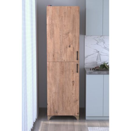 Bofigo Çok Amaçlı Dolap Tuna Erzak Dolabı Banyo Dolabı Kiler Dolabı Mutfak Dolabı Çam - Görsel 2
