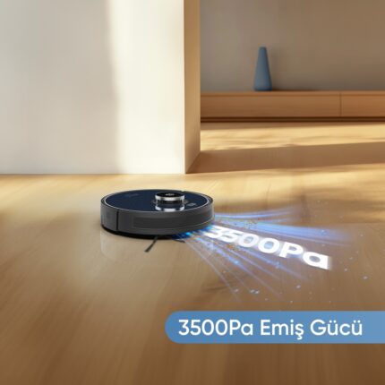 Şımart Katya Z Akıllı Robot Süpürge 2’si 1 Arada Islak Mop ve Yüksek Emiş Gücü - Görsel 2