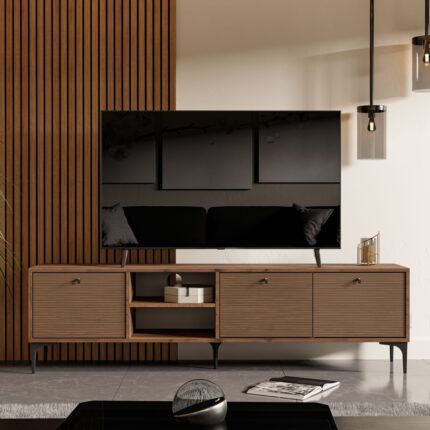 Mezza 1360 Vision Tv Ünitesi Hat - Kaplan Rengi - Görsel 3