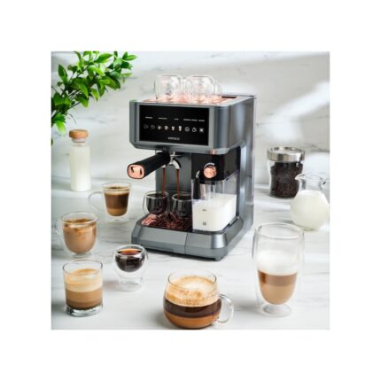 Karaca Mycaffe Barista S10 Entegre Süt Hazneli Otomatik Espresso Latte ve Cappuccino Mak. Copper