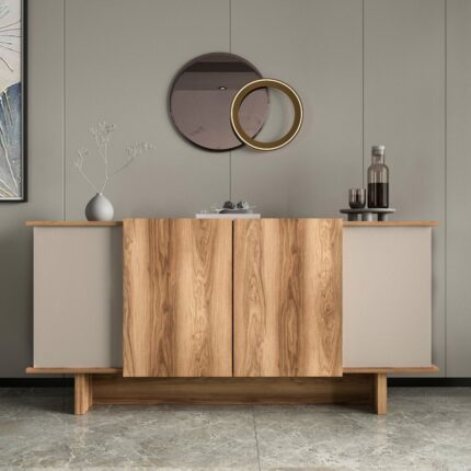 Alonex Home Diana 180 cm Konsol , Ceviz- Dolunay Konsol - Görsel 2